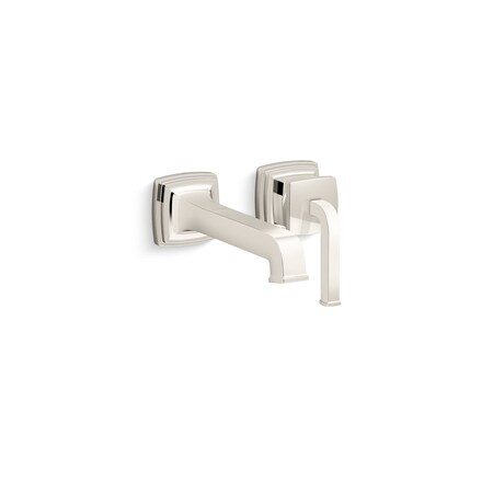 Kohler Riff Single-Handle Wall Mount Sink Fct Vibrant Polished Nickel K-26431-4-SN